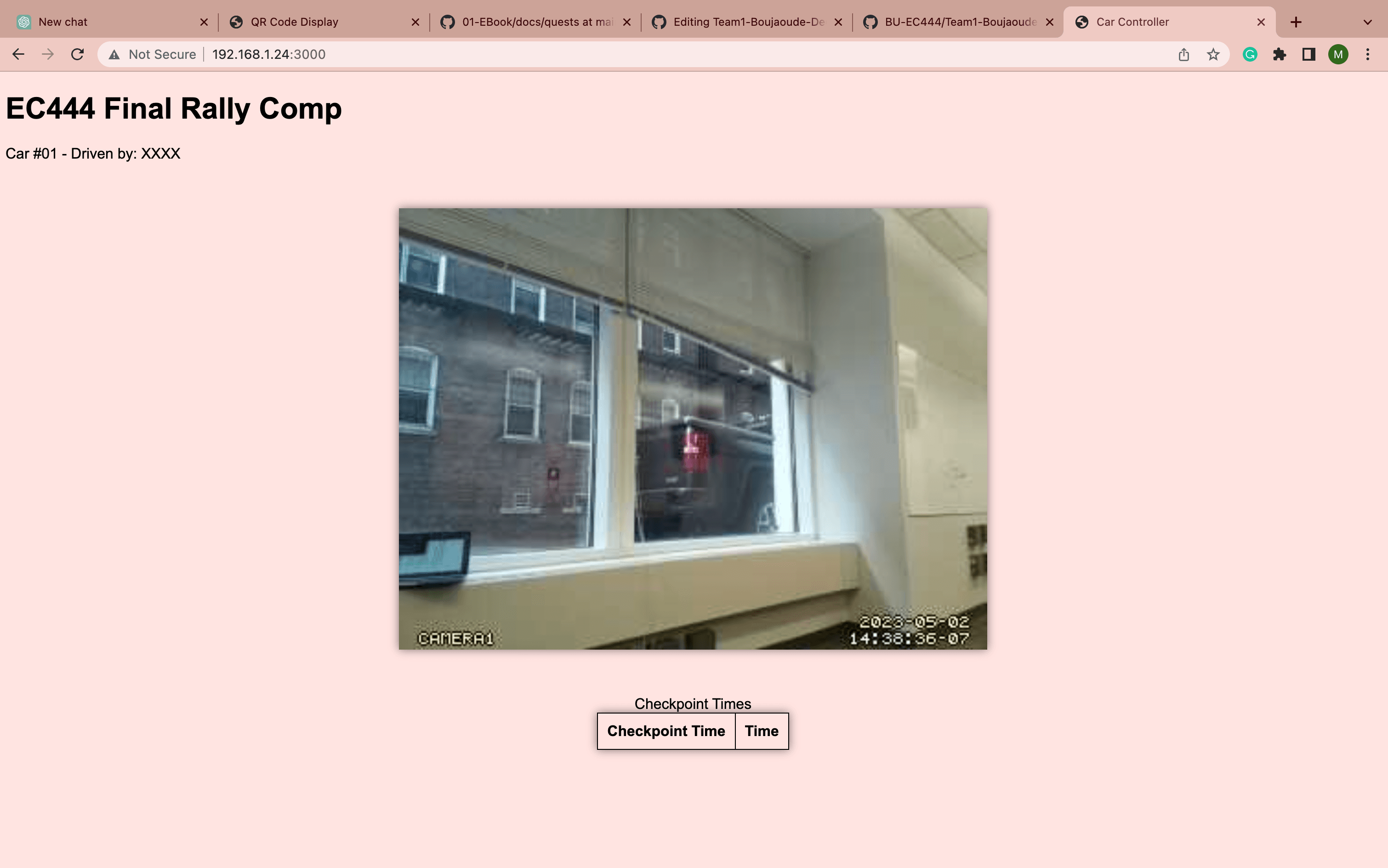 Project Web Interface